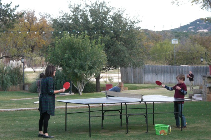 "More Ping Pong & Football On Lower Level"